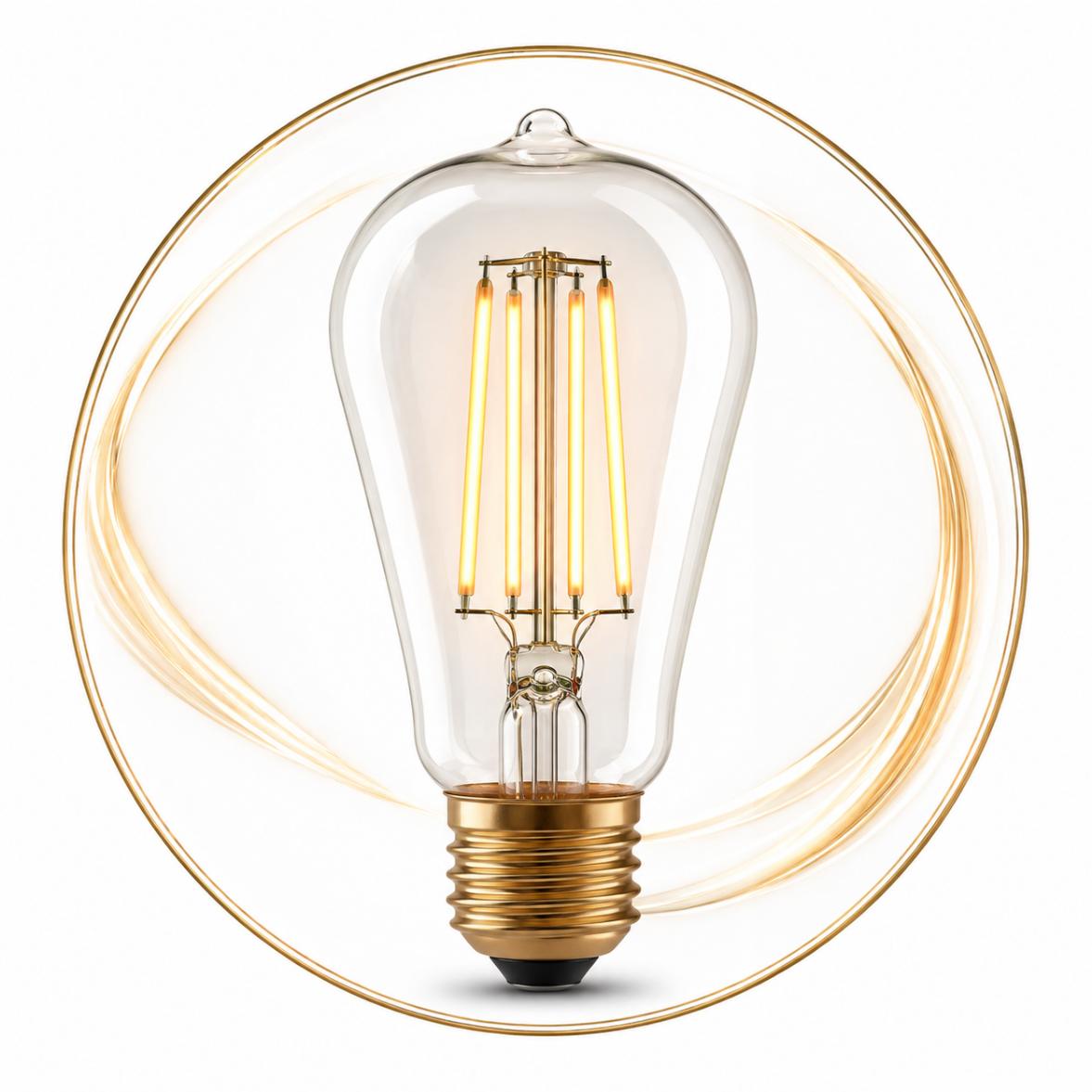 Đèn LED Bulb sợi tóc trang trí phong cách vintage, ánh sáng ấm áp